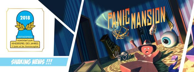 Panic Mansion nominated Kinderspiel des Jahres 2018