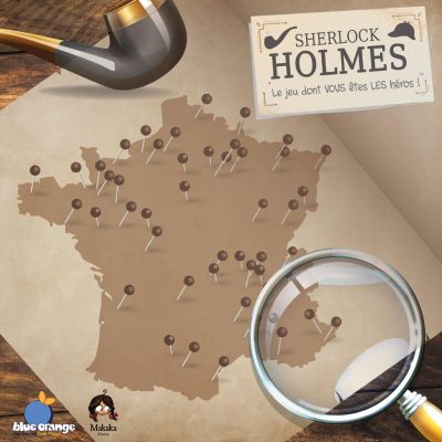 Carte de France Sherlock Holmes