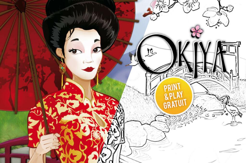 Print and Play Okiya à colorier
